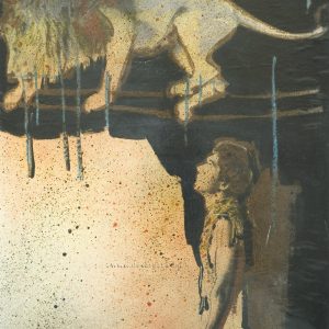 Boceto  retrato de angel cristo