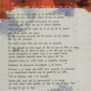 Cuando tú eras una niña