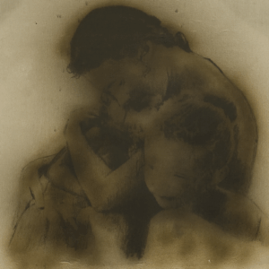 Boceto mujer con niño